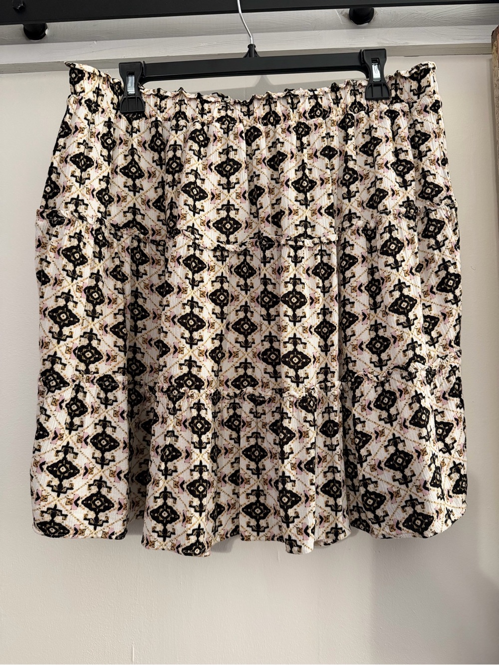 LOFT Printed Tiered Mini Skirt Women’s